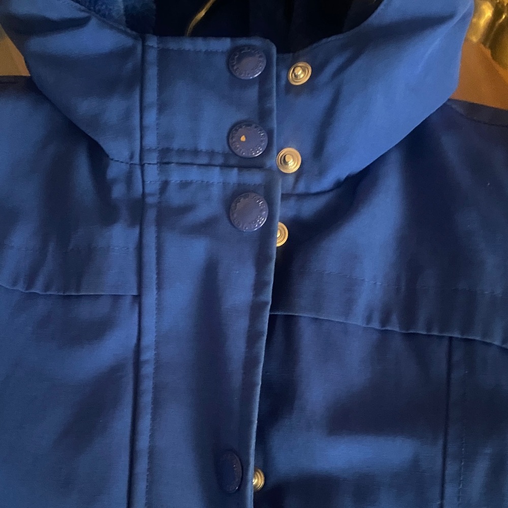 GAP Kids Blue Expedition Parka with Faux Fur Trim - Picture 9 of 14